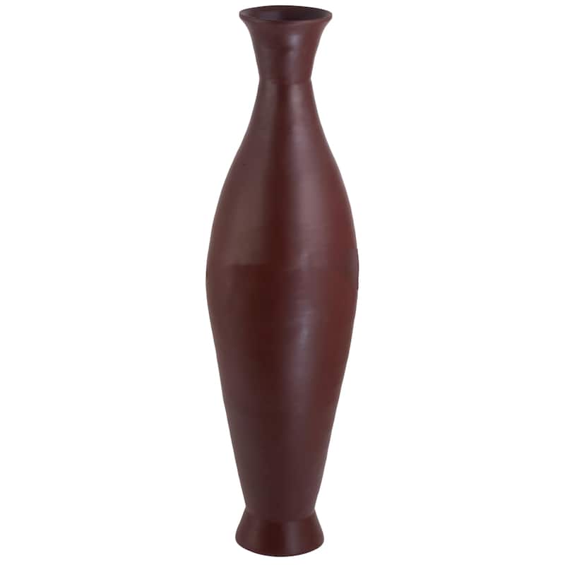 Modern Bamboo Floor Vase - 43-inch Vase for Living Room, Dining Room, or Entryway - Fill with Dried Branches or Flowers