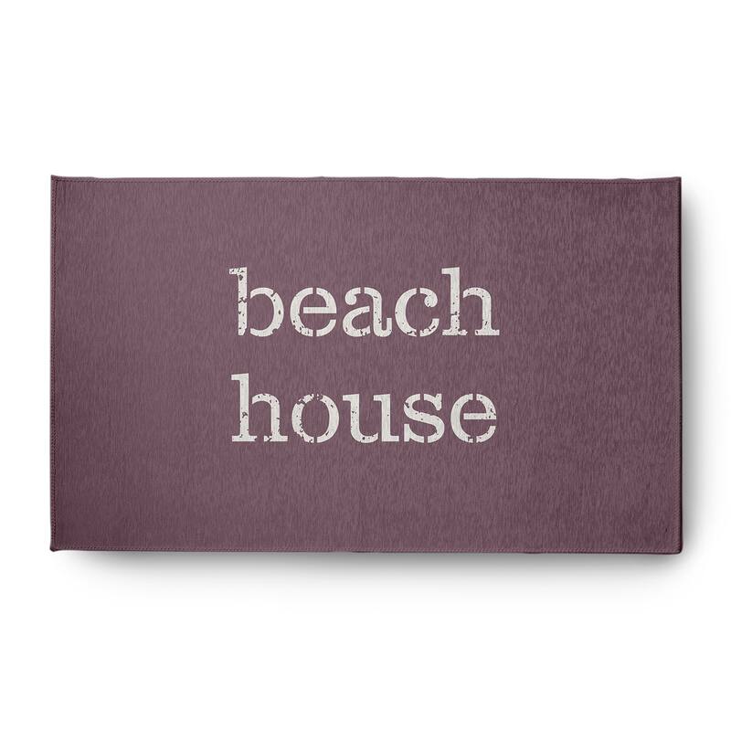 Beach House Nautical Indoor/Outdoor Rug - Dusty Purple - 3' x 5'