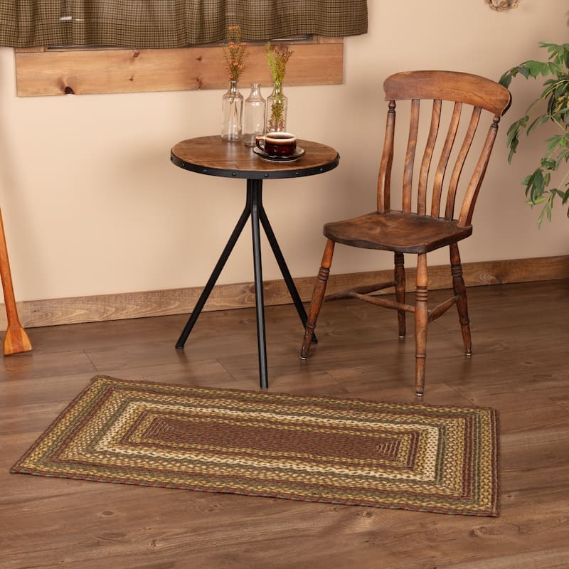 Tea Cabin Jute Rug Rect w/ Pad 27x48 - 27" x 48"