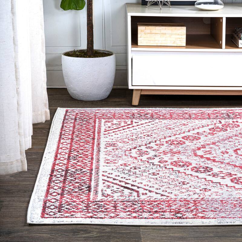 JONATHAN Y Dhiya Cottage Medallion Area Rug