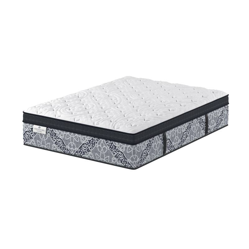 Kingsdown Passions Kelbrooke Plush Euro Pillowtop 16 inch Hybrid Mattress with Foundation Included