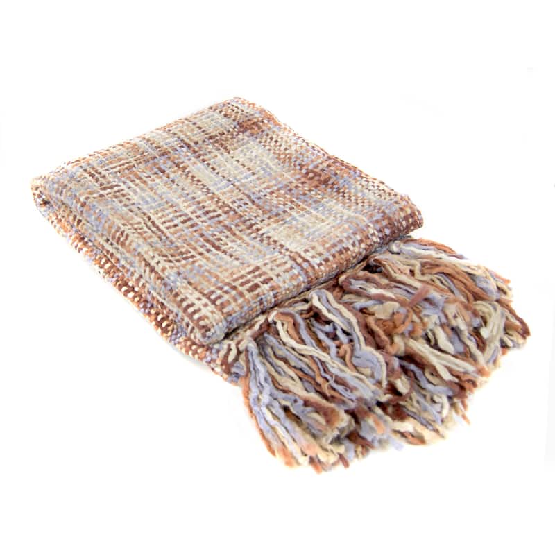 Donna Sharp Heritage Woven Throws - Terra Cotta