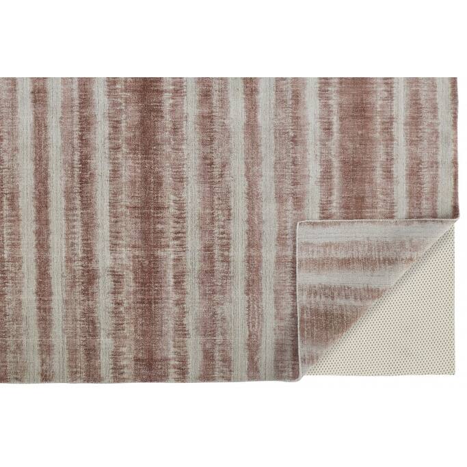 Wine Abstract Modern Woven Durable Area Rug By HomeRoots