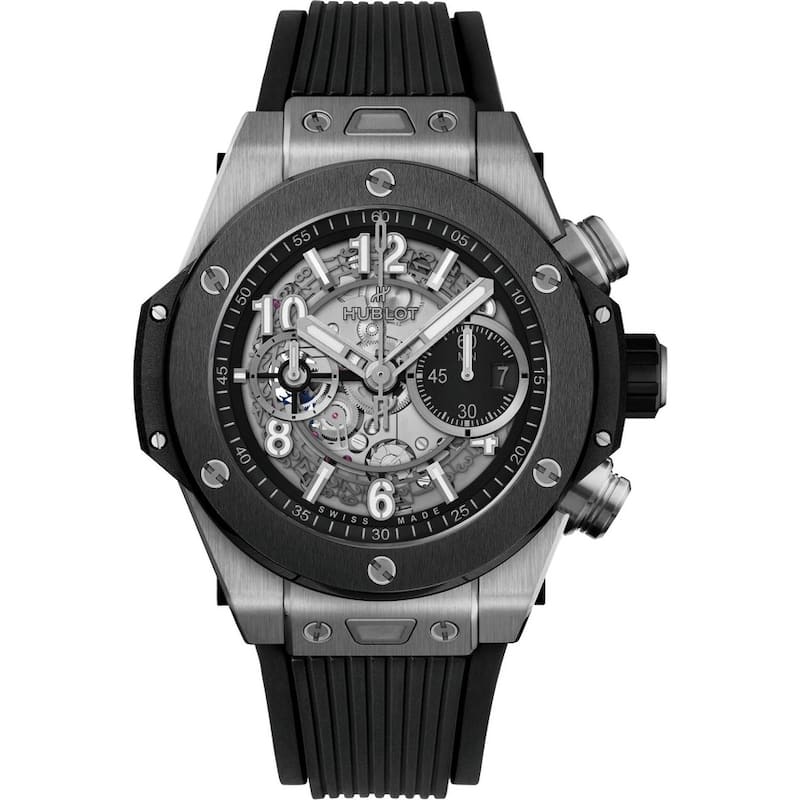 Hublot Big Bang UNICO 44mm Men's Watch - Black and Grey