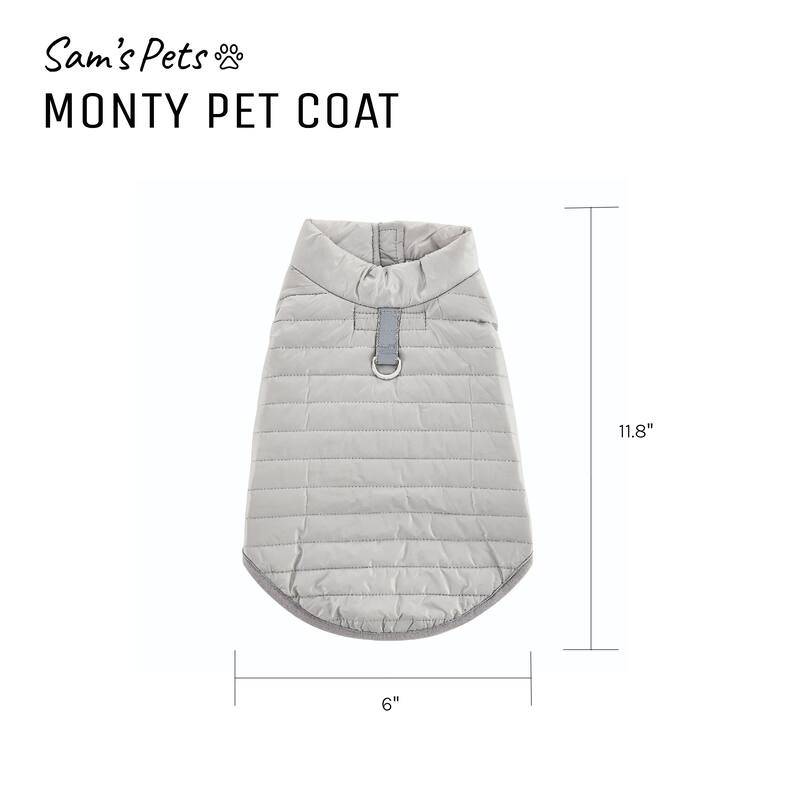 Monty Puffer Jacket In Silver/ Size :Medium - Medium