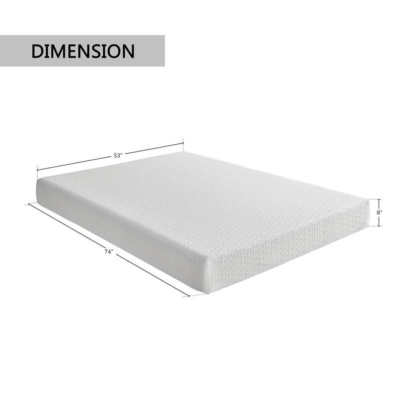 Nightheron 8-Inch Cool Gel-Infused Memory Foam Mattress