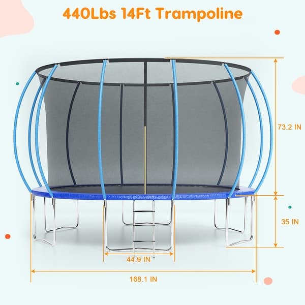 Trampolines with Safty Enclosure Recreational Trampolines