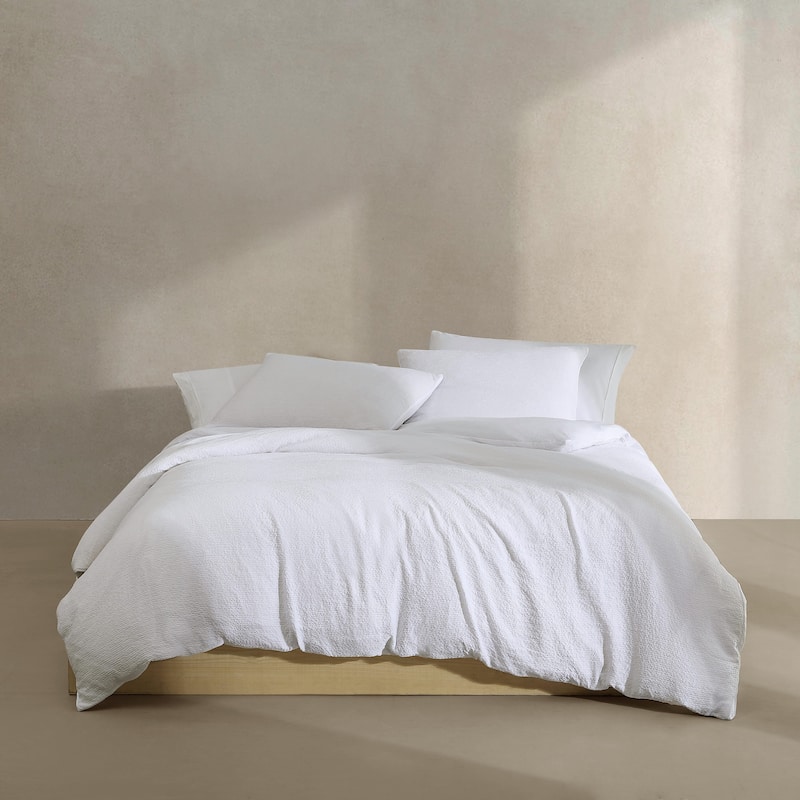 Calvin Klein Seersucker 3 Piece Comforter Set