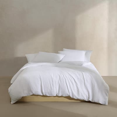 Calvin Klein Seersucker 3 Piece Comforter Set