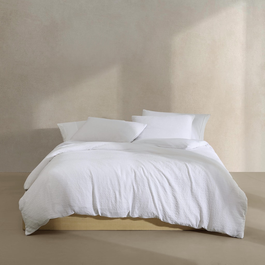 Calvin Klein Seersucker 3 Piece Comforter Set
