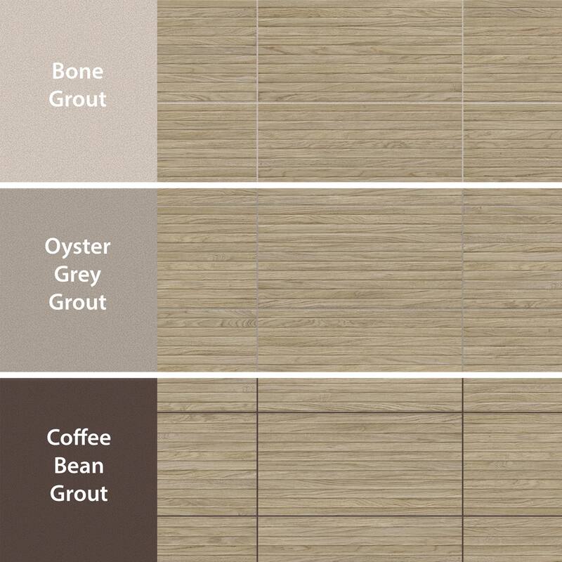 Merola Tile Woodstrip Roble 11-3/4" x 23-1/2" Ceramic Wall Tile
