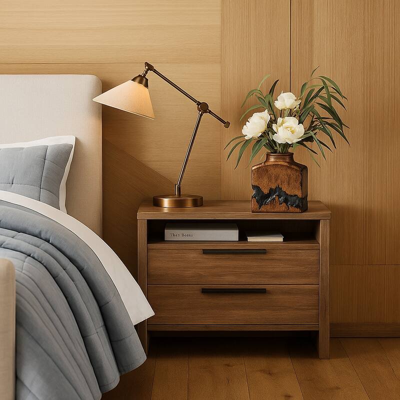 Artistic Table Vase with Fractured Finish for Home Decor