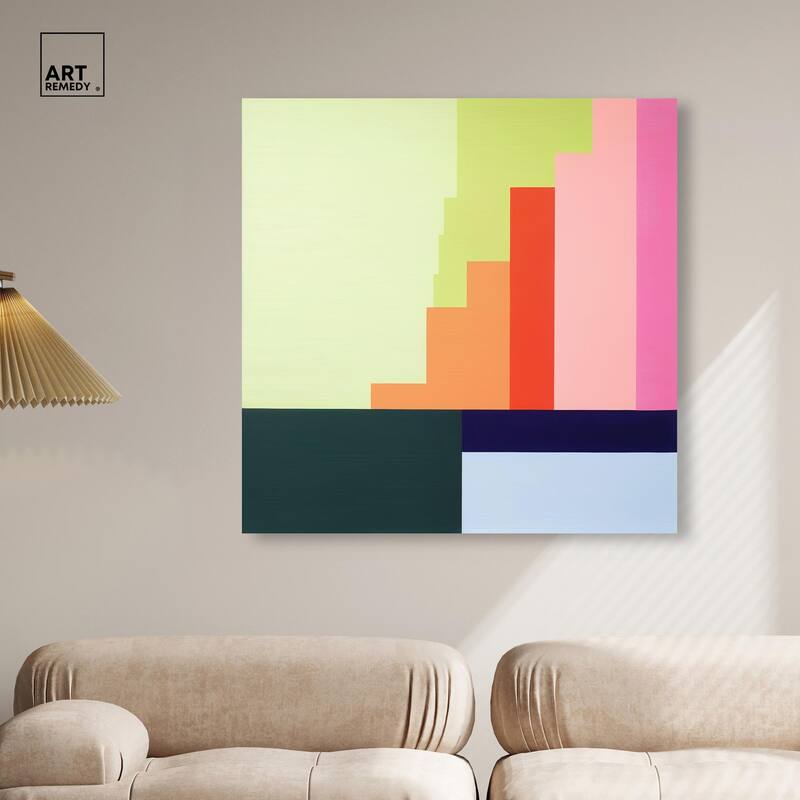 Rectilinear Rhapsody I Canvas by Art Remedy, Gallery Wrapped