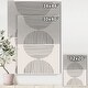 preview thumbnail 5 of 6, Designart "Minimal Geometric Lines And Circle IX" Modern Canvas Wall Art Print