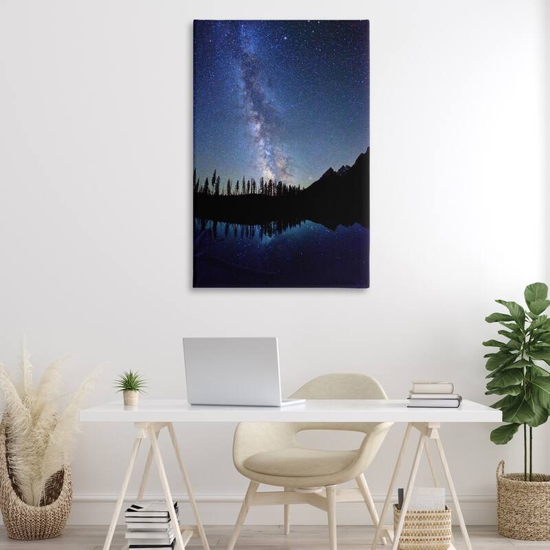 Stupell Nebula Reflection in Lake Canvas Wall Art Design By Royce Bair