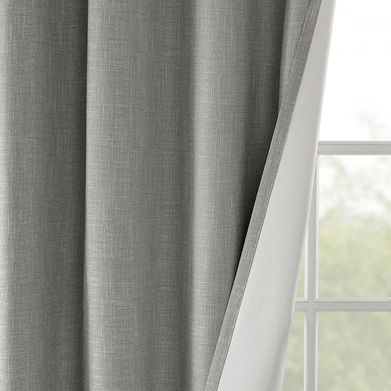 Printed Heathered Blackout Window Patio Panel