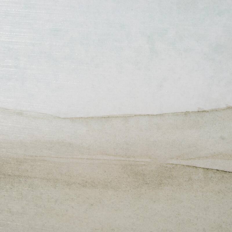 Rolling Fields I Hand Embellished Brown Framed Watercolor Art Print on Paper Mounted with Backing