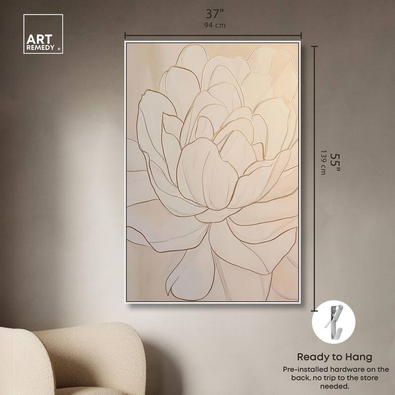Sculpted Shards I Canvas by Art Remedy