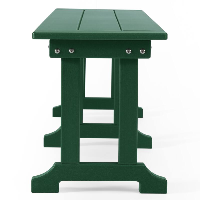 Laguna Hdpe All Weather Outdoor Patio 65" Bench