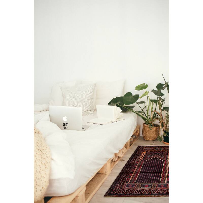 Teimani Brown Rug 3'0" x 5'1" - 3'0 x 5'1