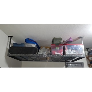 Shop Newage Products Adjustable Width Ceiling Storage Rack Ships