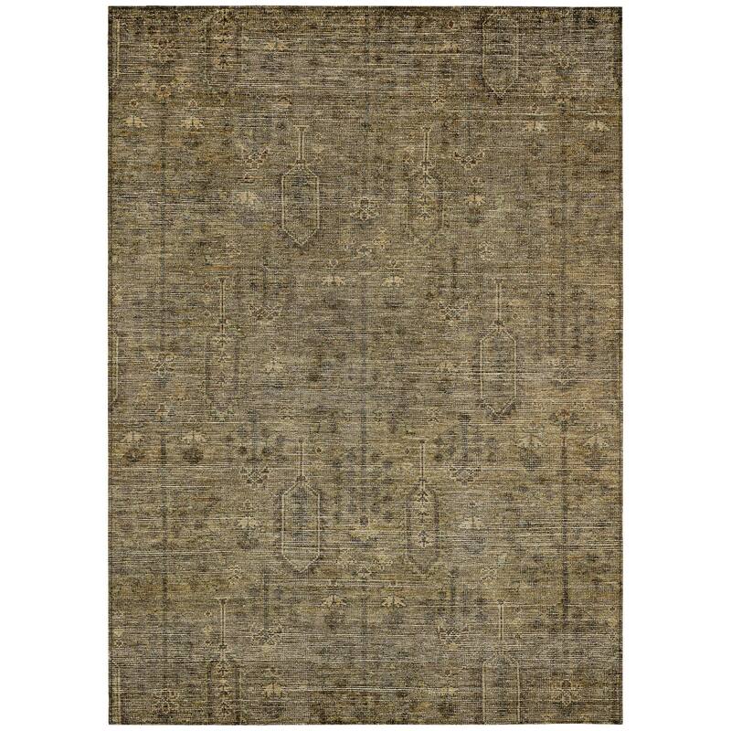 HomeRoots Southwestern Transitional Rectangle Outdoor Rug