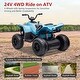 preview thumbnail 11 of 14, Officially Licensed Mc-Laren Ride on Car, 24V Battery Powered, 4-Wheeler Quad Car Toy ATV for 3-8yrs