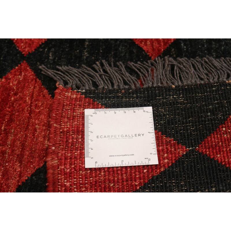 ECARPETGALLERY Hand-knotted Finest Peshawar Ziegler Red Wool Rug - 7'10 x 9'10