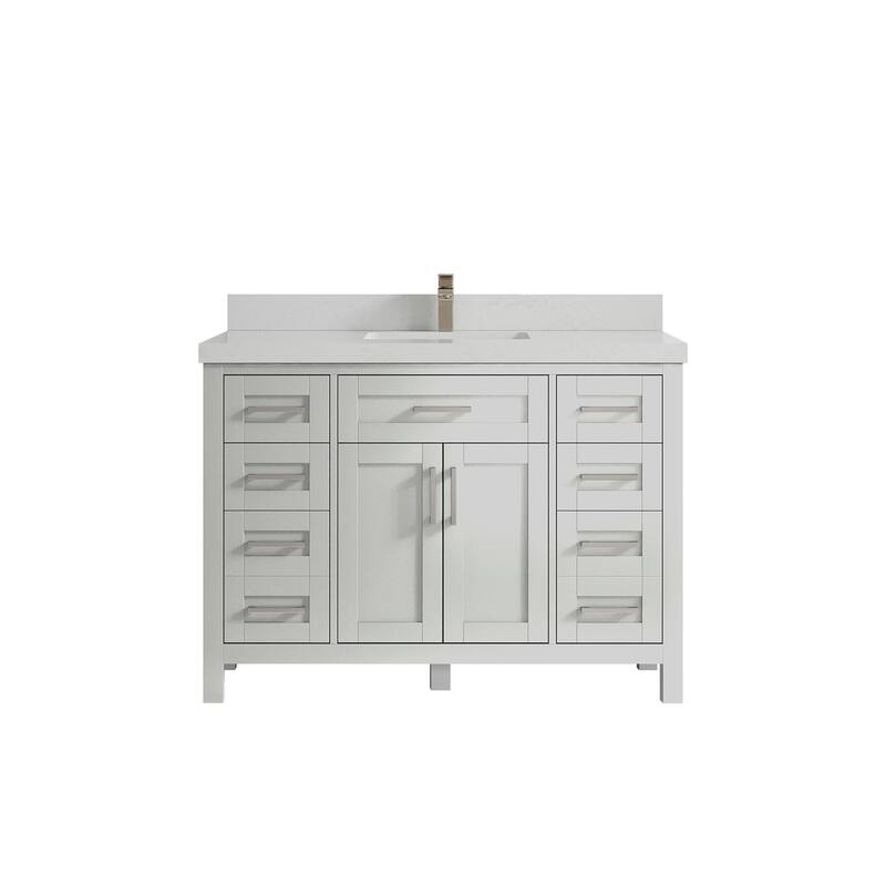 Willow Collections 48 in. W x 22 in. D Cambridge Single Sink Bathroom Vanity with Countertop