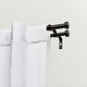 preview thumbnail 8 of 6, ATI Home Topper Double Curtain Rod and Finial Set 36" to 72" - Oil Rubbed Bronze