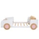 preview thumbnail 9 of 7, Full Size Car-Shaped Platform Bed with Soft Cushion Headboard and Footboard Shelves, White