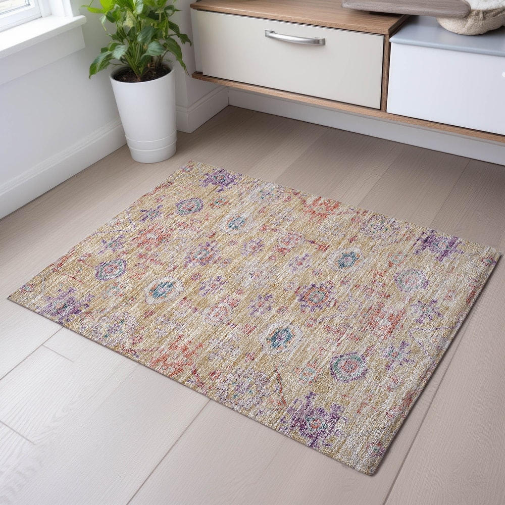 Premium Washable Super Soft Vintage Traditional Mayfield Rug