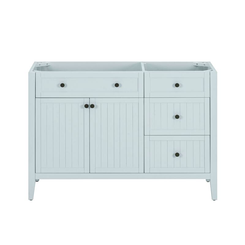 Layla Bathroom Vanity Only in Ice Blue - 48"W x 21.5"D x 34"H