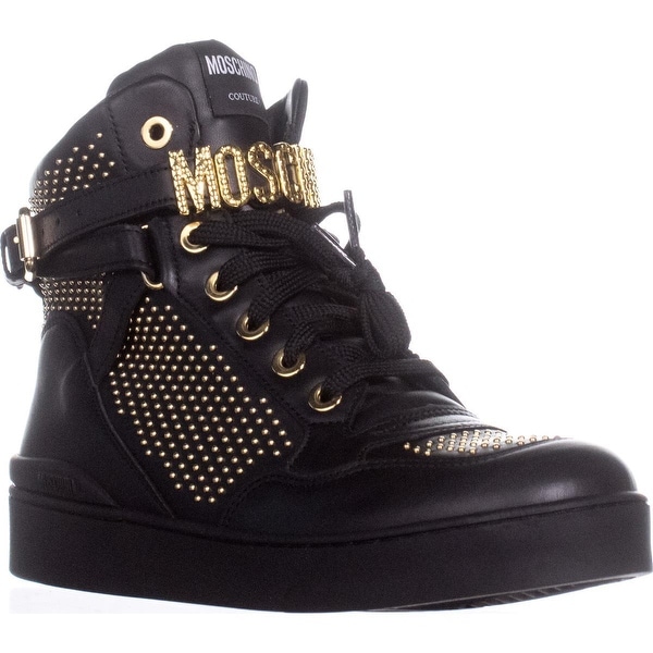 moschino sneakers black
