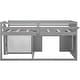 preview thumbnail 18 of 25, Twin Size Loft Bed with Cabinets, Shelves, and Storage Space