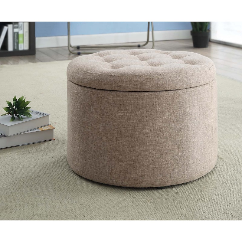 Storage Ottoman - Multi-Purpose Upholstered Furniture with Hidden Storage, Perfect for Living Room or Bedroom