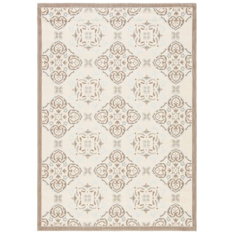 SAFAVIEH Courtyard Ragnhild Indoor/ Outdoor Waterproof Patio Backyard Rug