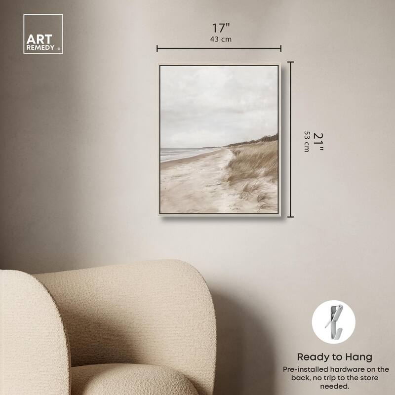 Coastal Calm Canvas by Art Remedy
