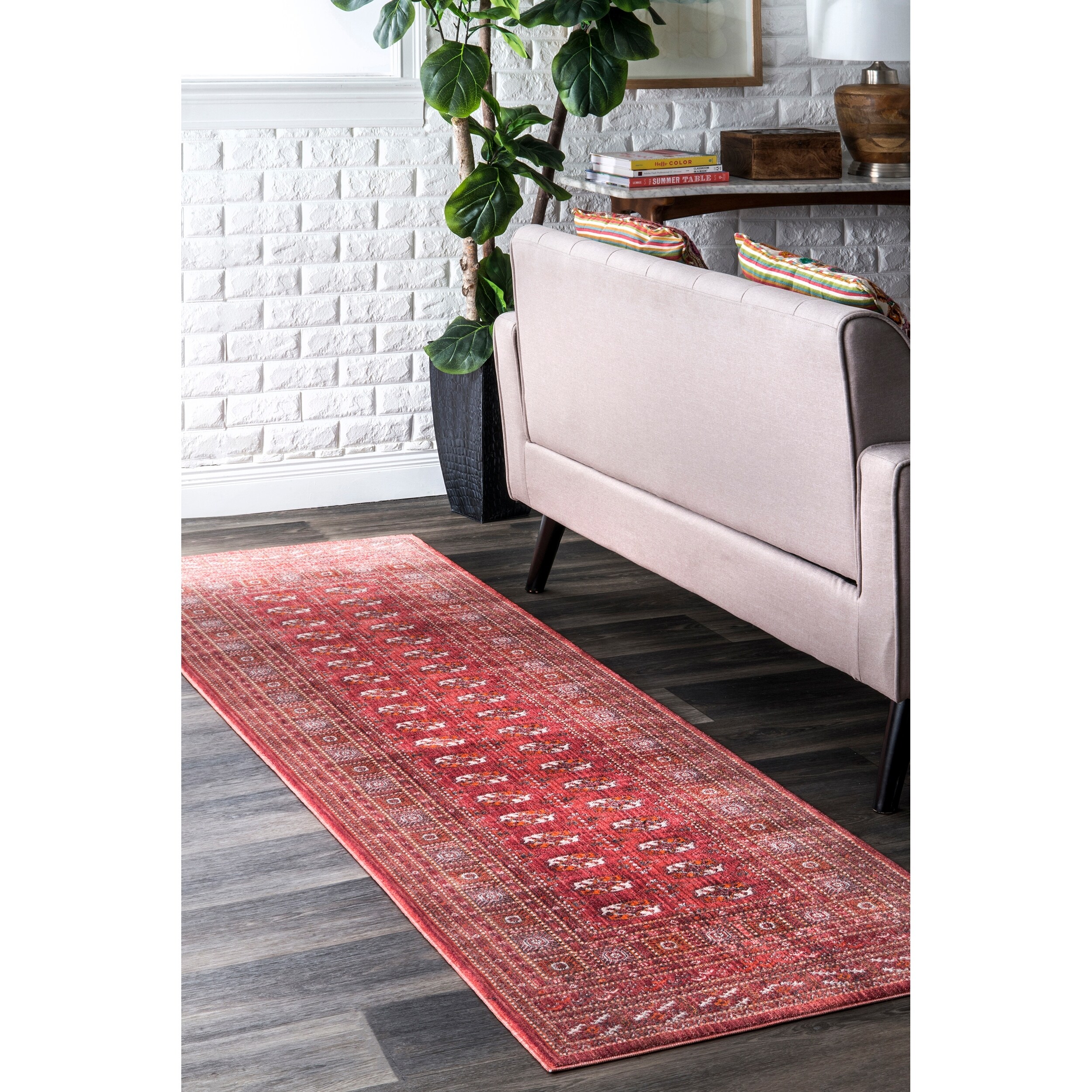 Nuloom Red Vintage Stylish Antique Persian Fringe Area Rug On Sale Overstock 21931730