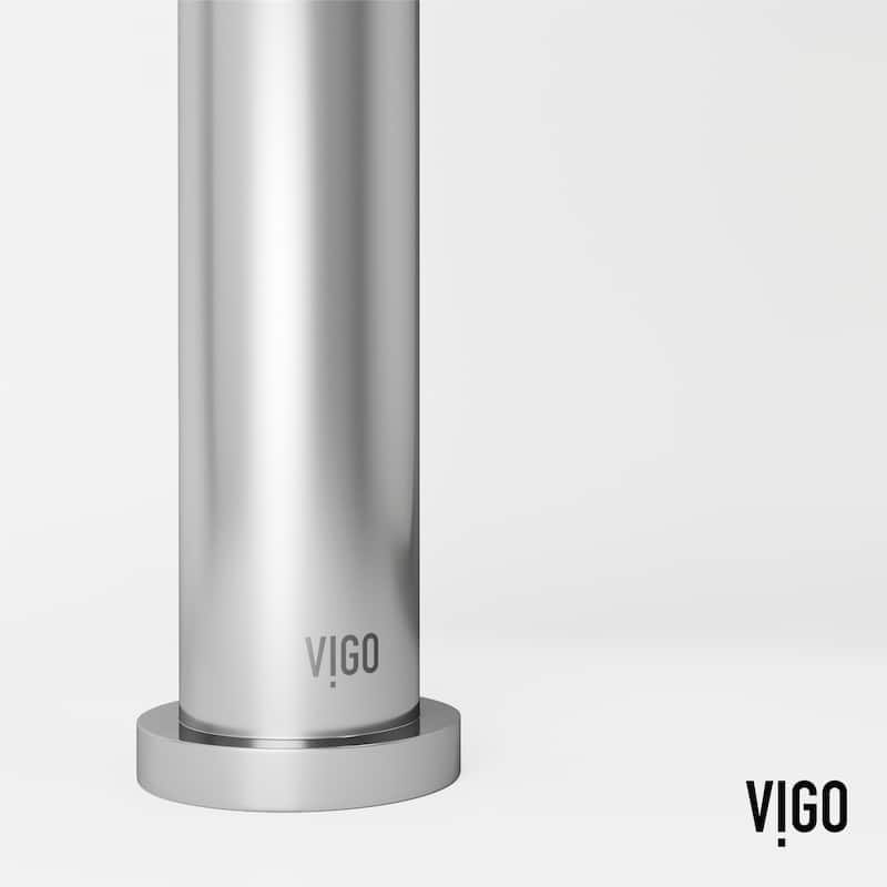 VIGO Jewel 11" H Single Handle Single Hole Vessel Bathroom Faucet