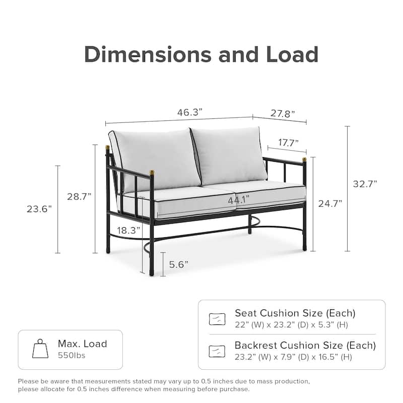Mopio Odelia Patio Furniture, Outdoor Sectional Conversation Set