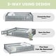 preview thumbnail 57 of 79, Modern Floor Bed with Safety Guardrails and Door, Suitable for Kids