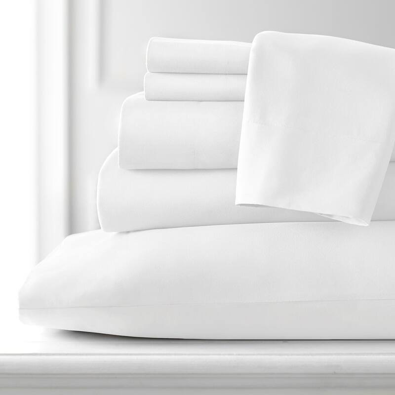 Premium Home Collection Microfiber Soft Cooling Bed Sheet Set - 6 Piece Set