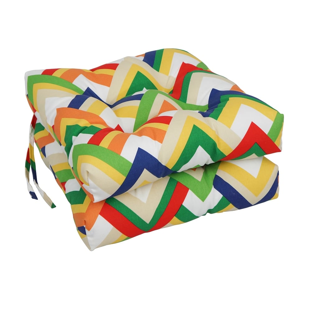 16-inch Square Outdoor Dining Chair Cushions (Set of 2, 4, or 6)