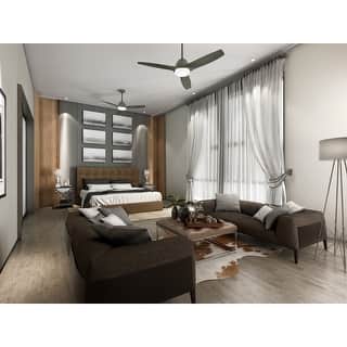 Casablanca 52" Wisp Ceiling Fan with LED Light Kit and Handheld Remote