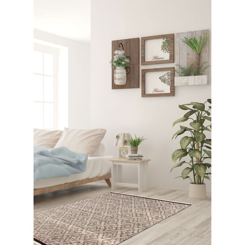 Tangier Grey Rug 4'11" x 8'1" - 4'11 x 8'1