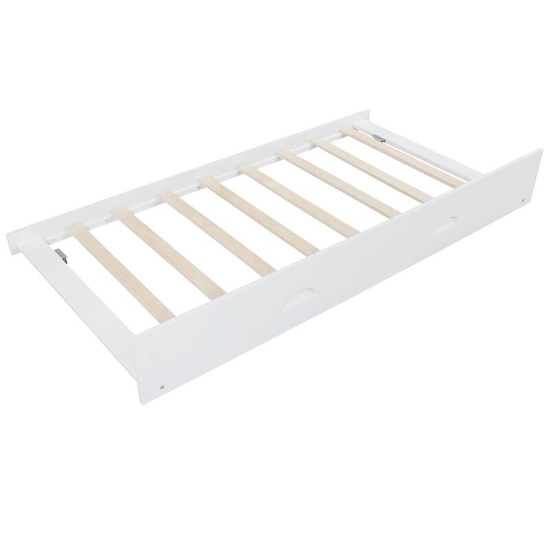 Full over Full Bunk Bed with Twin Size Trundle