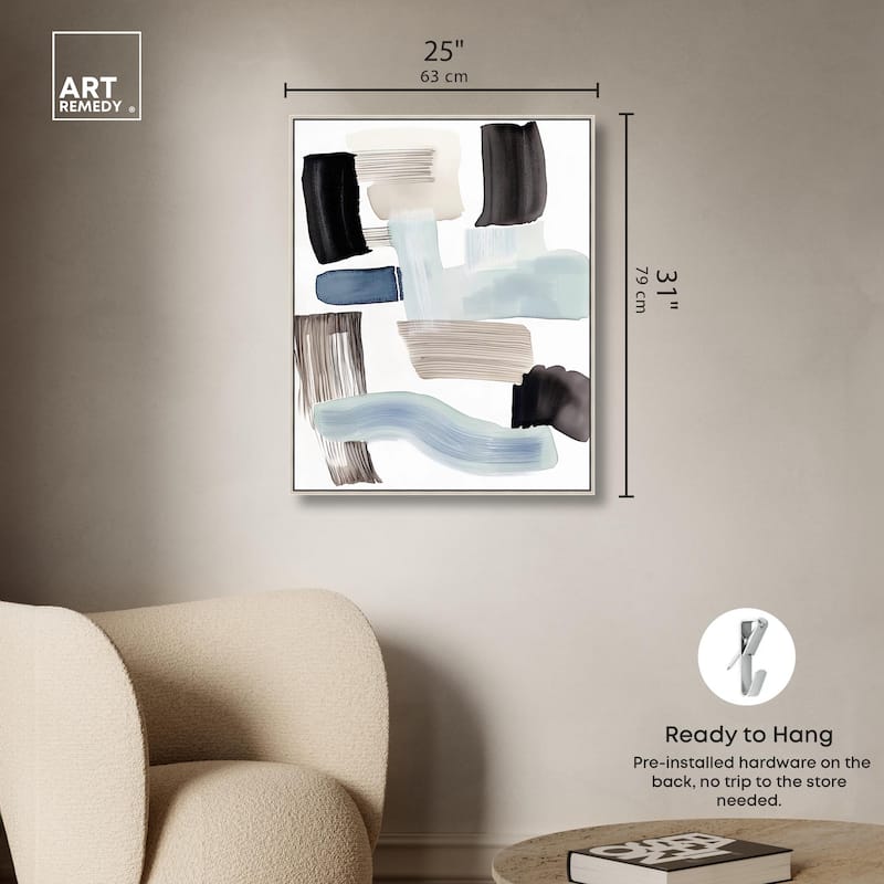 Abstract Order Canvas by Art Remedy