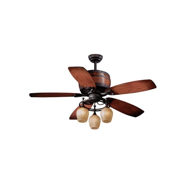 Vaxcel Lighting FN52455 Cabernet 52" 5 Blade Indoor Ceiling Fan - Light Kit and Fan Blades Included