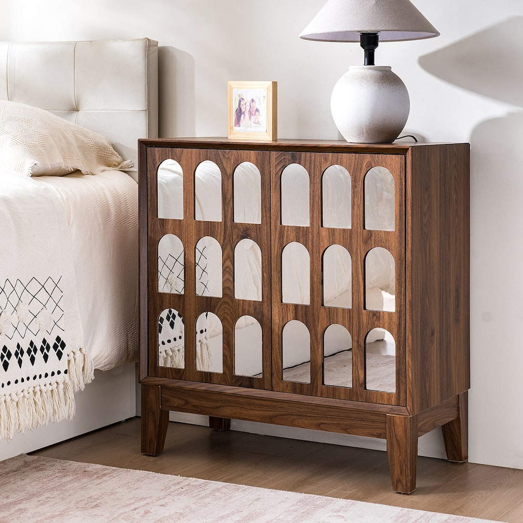 Sideboard Buffet,Mid Century Modern Storage Cabinet